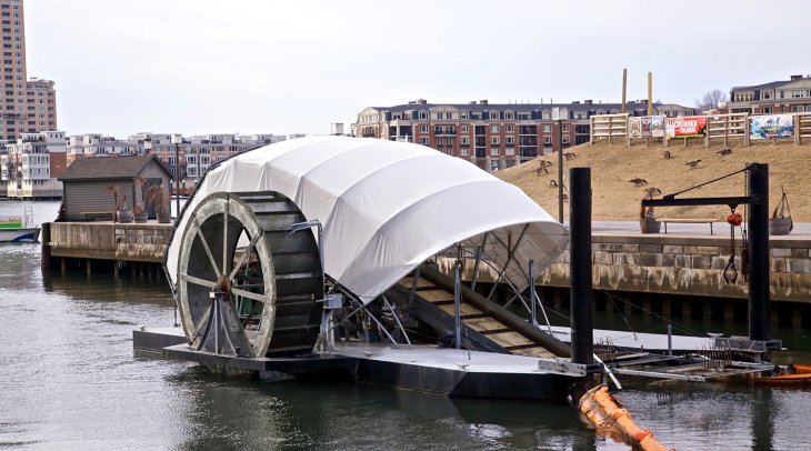 Inner Harbor Water Wheel